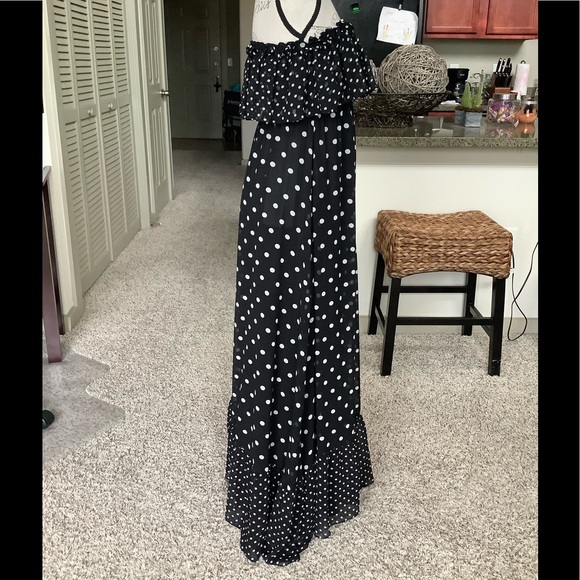 🥂 NWOT Polka Dot Maxi Dress 🥂 - Picture 2 of 9